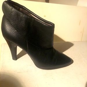 Vegan leather stiletto Booties